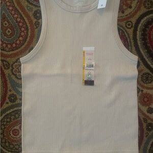 Sale 2-$10 
NWT-Beige Ribbed Tank Top